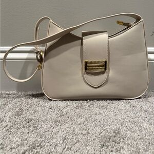 Elegant Cream Shoulder Bag